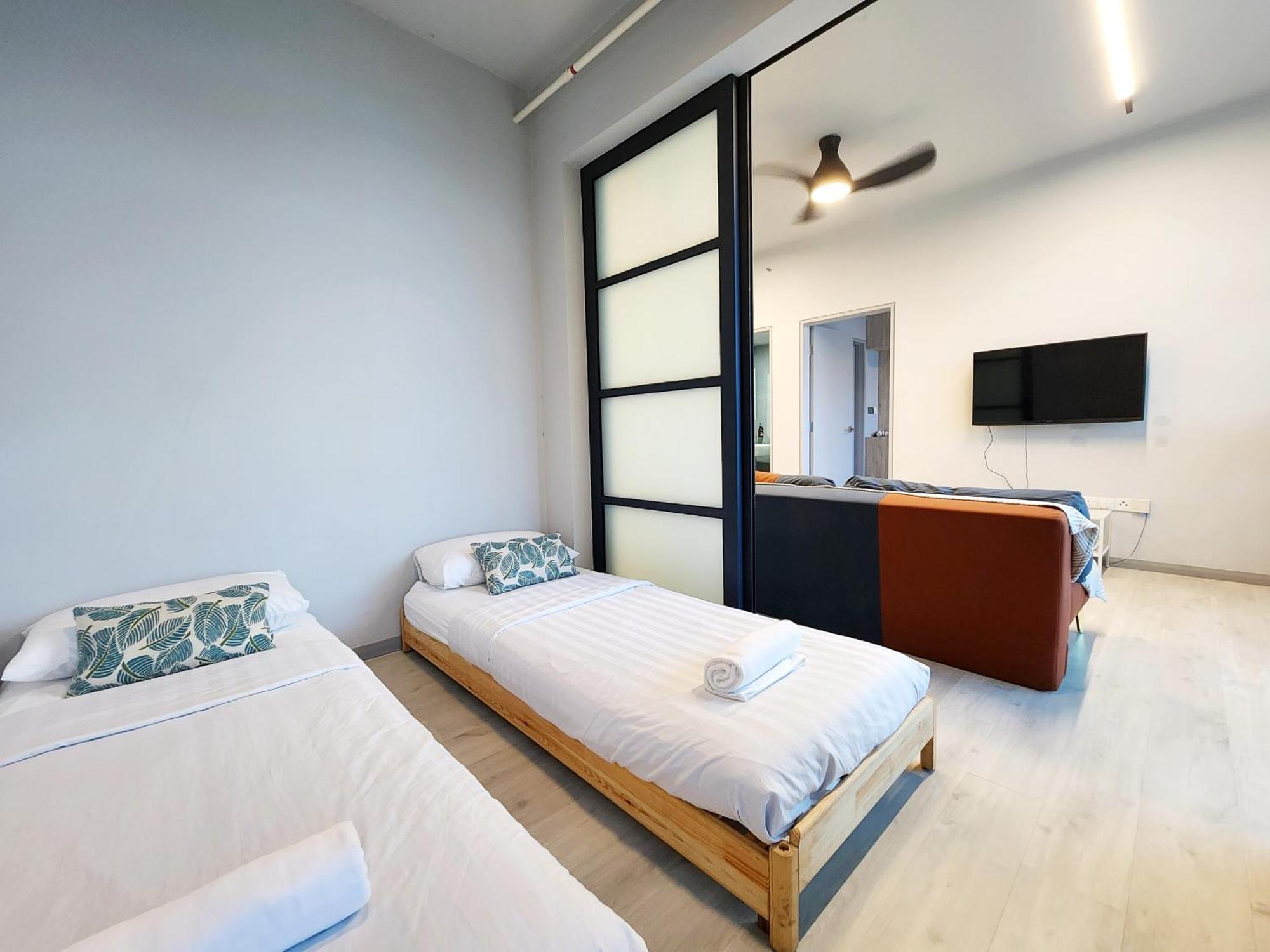 Jesselton Quay Kota Kinabalu City Centre By Lw Suites Habitación foto