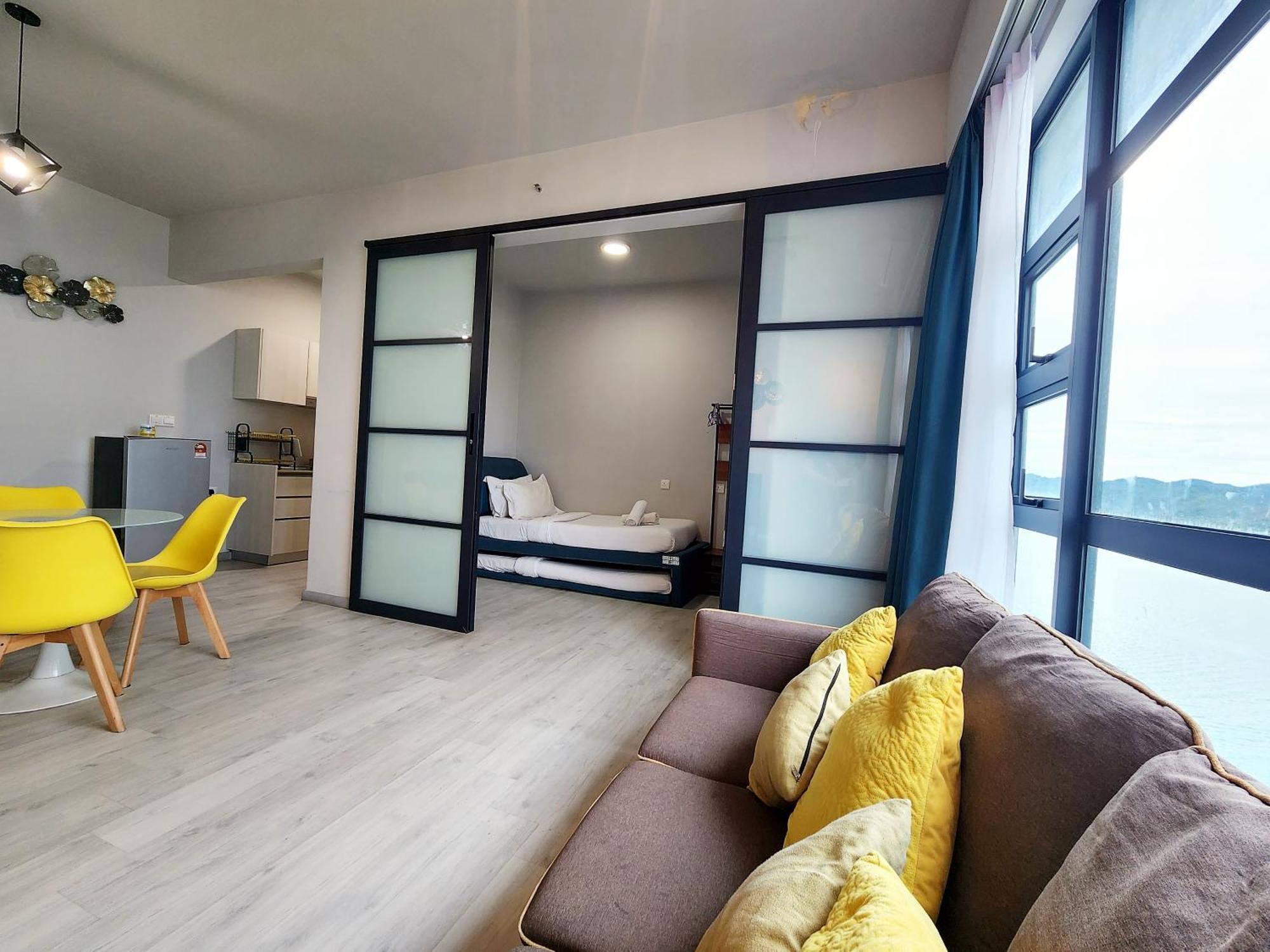Jesselton Quay Kota Kinabalu City Centre By Lw Suites Habitación foto